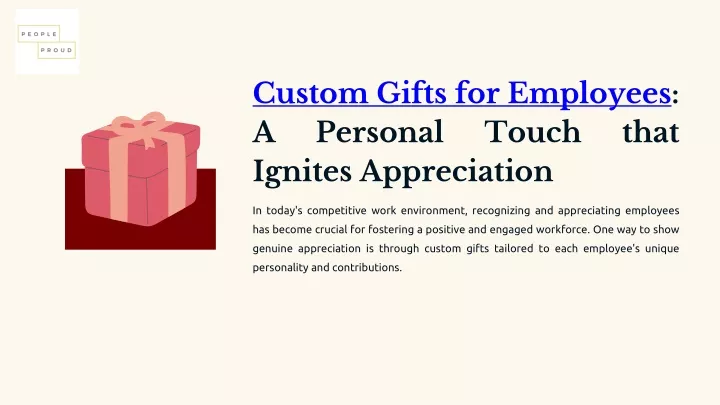 custom gifts for employees a personal touch that