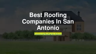 Best Roof Installation, Metal Roofing  San Antonioc