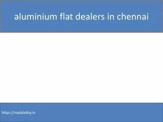 aluminium flat dealers in chennai