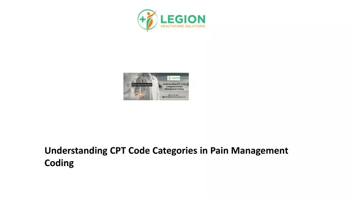understanding cpt code categories in pain