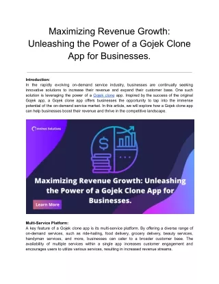 maximizing revenue growth unleashing the power