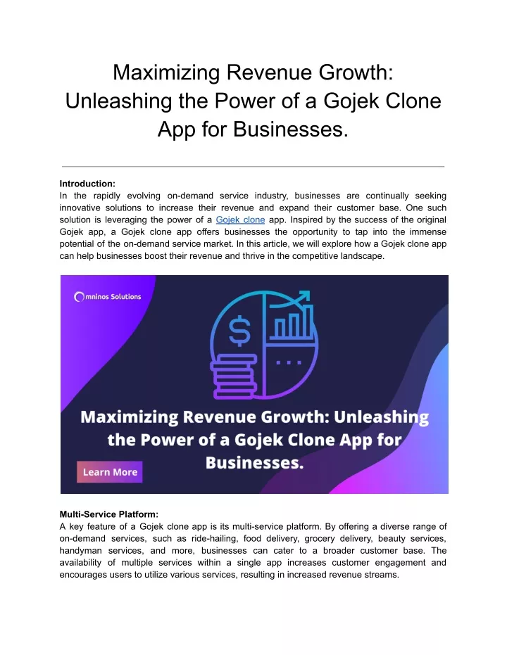 maximizing revenue growth unleashing the power