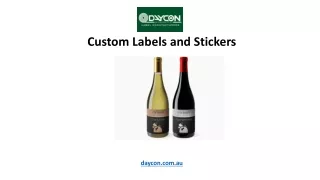 Custom Labels and Stickers
