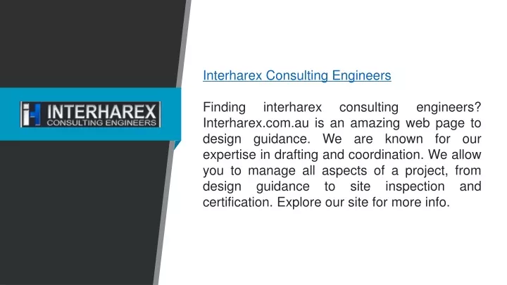 interharex consulting engineers finding