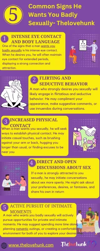 5 Common Signs He Wants You Badly Sexually- Thelovehunk