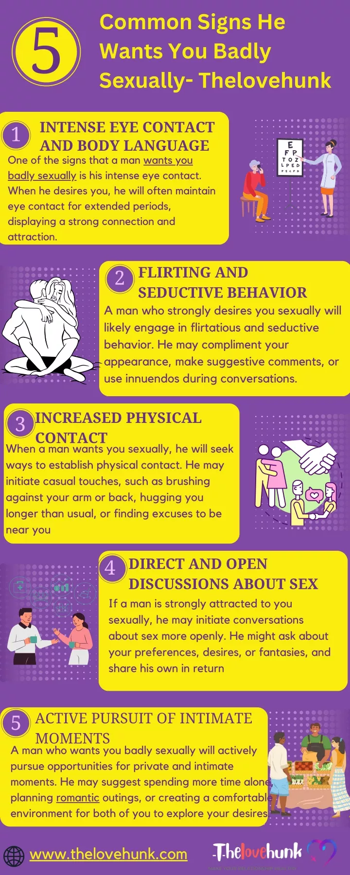 common signs he wants you badly sexually