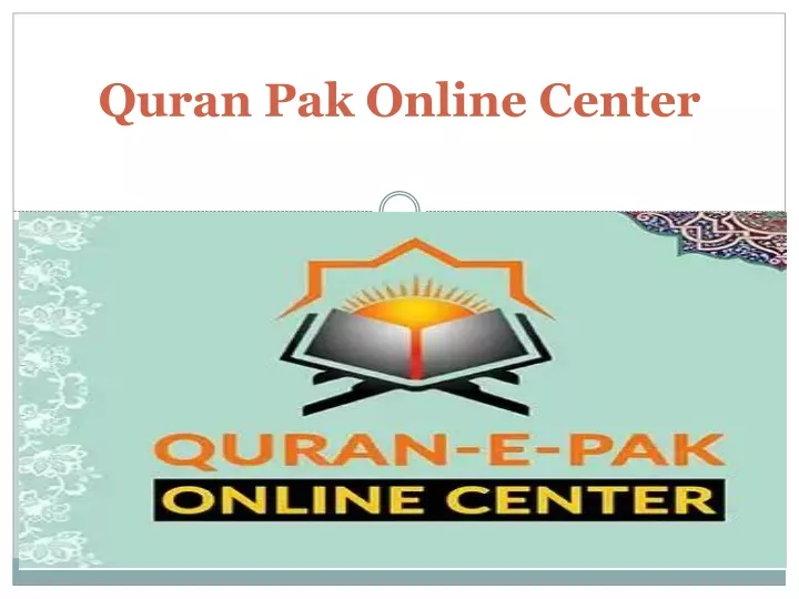 quran pak online center