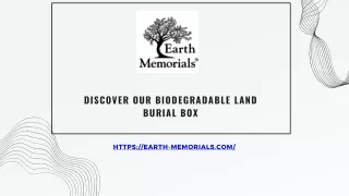 Discover Our Biodegradable Land Burial Box