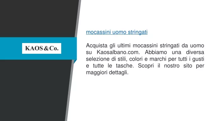 mocassini uomo stringati acquista gli ultimi