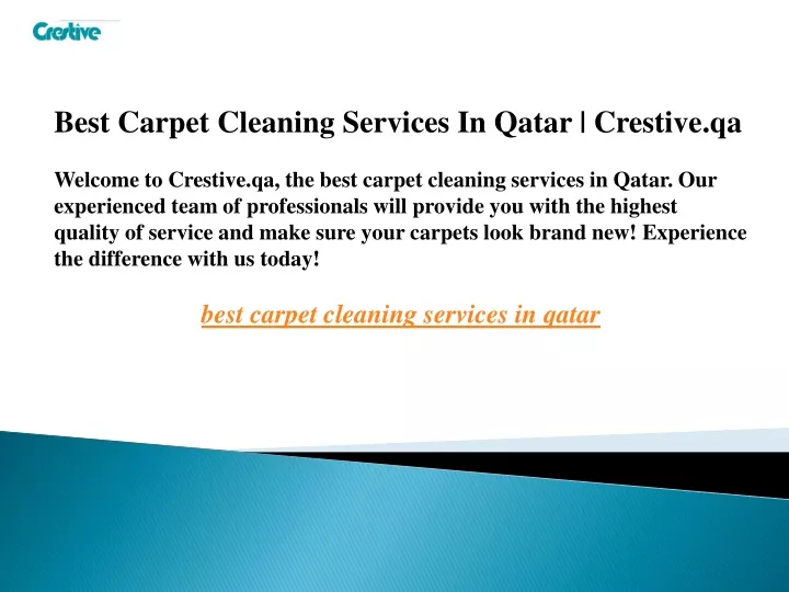 best carpet cleaning services in qatar crestive
