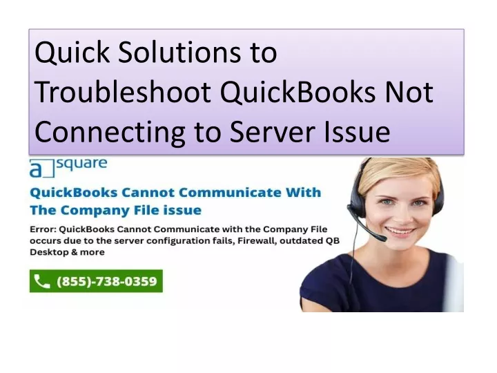 quick solutions to troubleshoot quickbooks