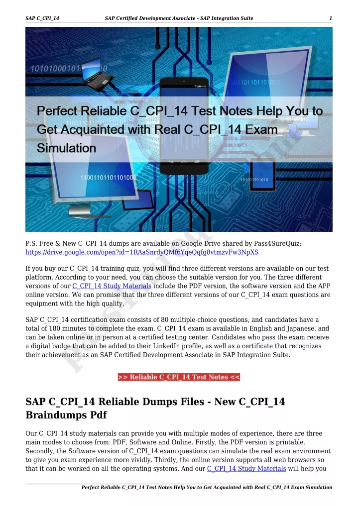 sap c cpi 14