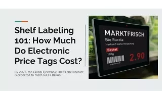 Shelf Labeling 101: How Much Do Electronic Price Tags Cost?