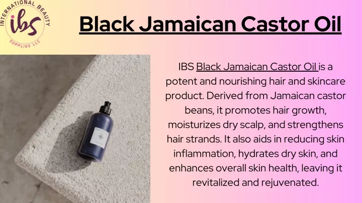 black jamaican castor oil