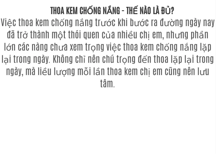 thoa kem ch ng n ng th n o l vi c thoa