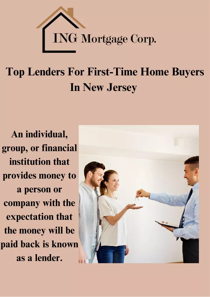top lenders for first time home buyers