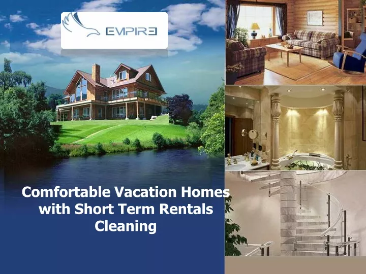 comfortable vacation homes with short term