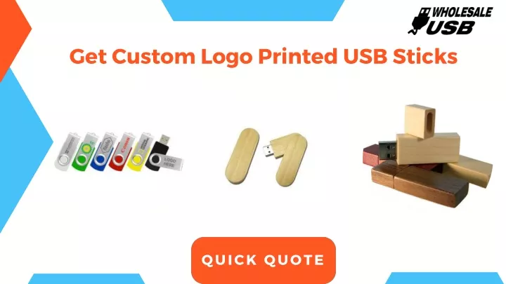 get custom logo printed usb sticks