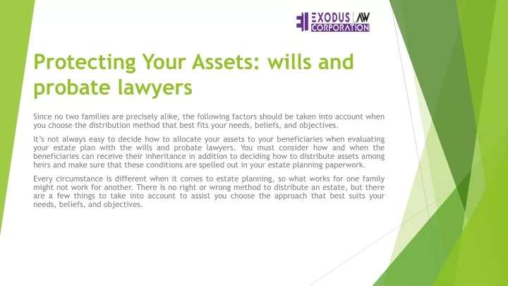 protecting your assets wills and probate lawyers