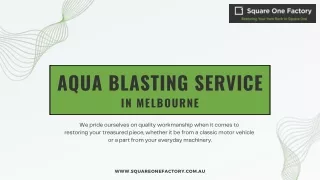 Get Your Surfaces Squeaky Clean With Aqua Blasting Services Melbourne!