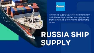 Ship Provision Murmansk