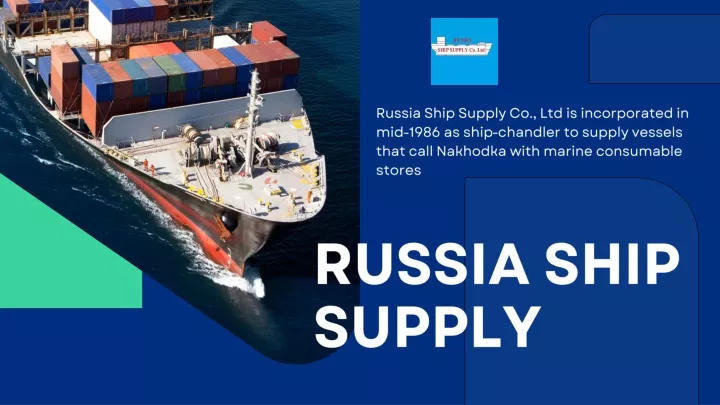 russia ship supply co ltd is incorporated