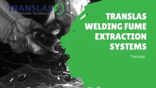 Welding Fume Extraction Systems
