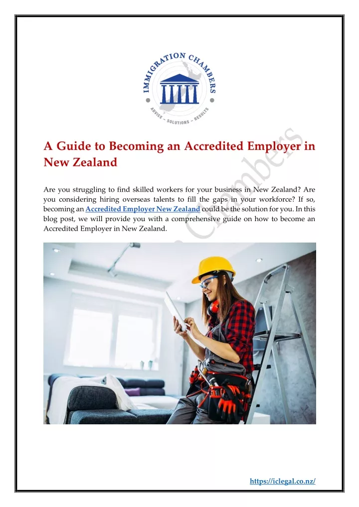 a guide to becoming an accredited employer