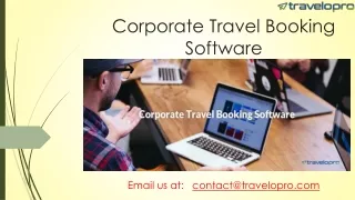 corporate travel booking software