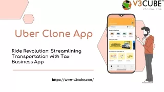 Ride Revolution: Streamlining Transportation with Taxi Business App
