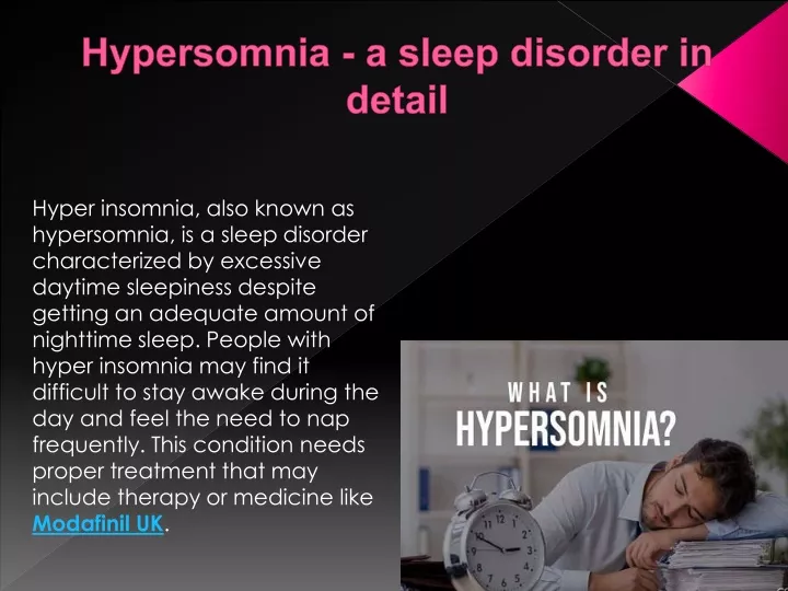 hypersomnia a sleep disorder in detail