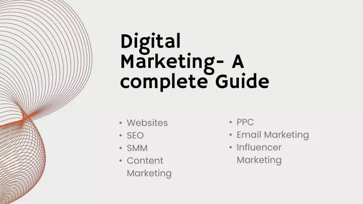 digital marketing a complete guide