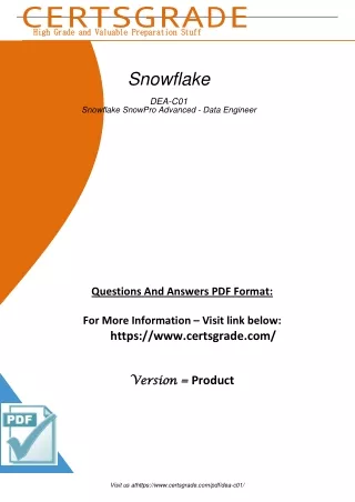 Excel in the DEA-C01 Snowflake SnowPro Advanced - Data Engineer 2023 Exam Unleash Your Expertise and Propel Your Data En
