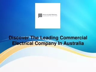 Visit A Reliable Commercial Electrical Company In Sydney