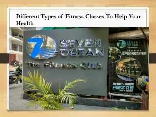 Different Types of Fitness Classes To Help Your Health