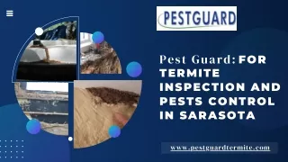 For Termite Inspection and Pests Control in Sarasota!