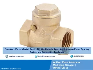 One-Way Valve Market Report 2023-2028: Research Report, Share, Size, Trends