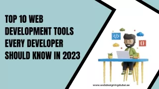 top 10 web development tools every developer