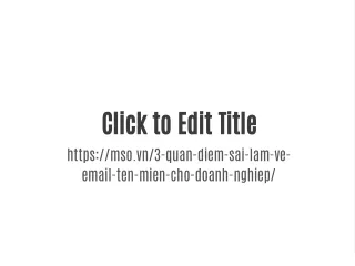 Email tên miền
