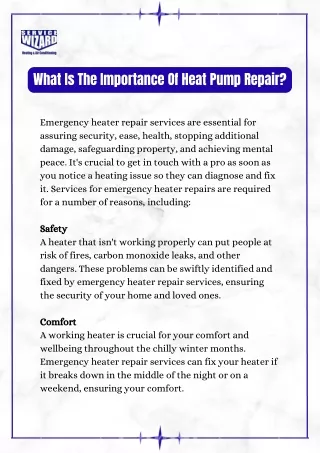 What Is The Importance Of Heat Pump Repair?