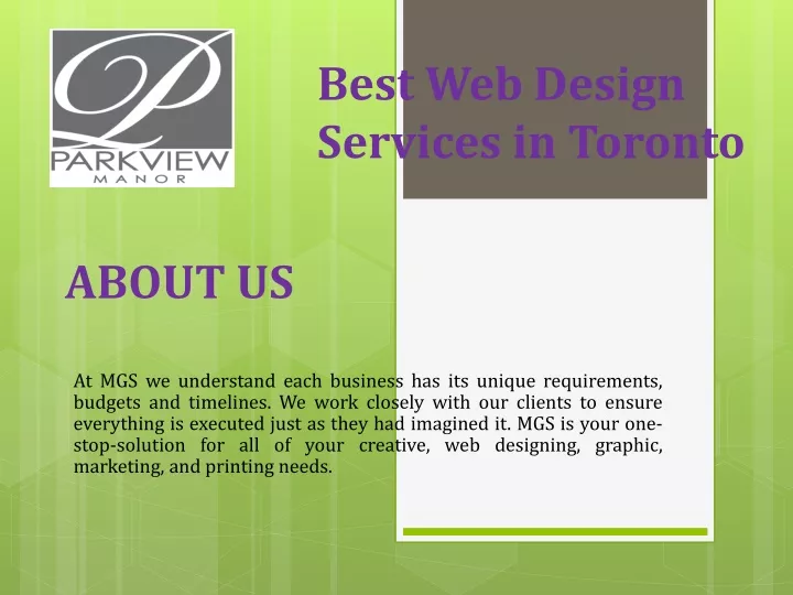 best web design services in toronto