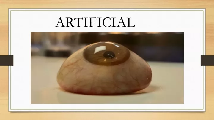artificial eye