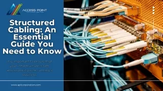 Structured Cabling An Essential Guide You Need to Know