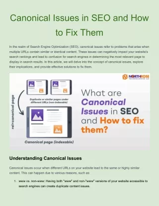 Canonical Issues in SEO and How to Fix Them