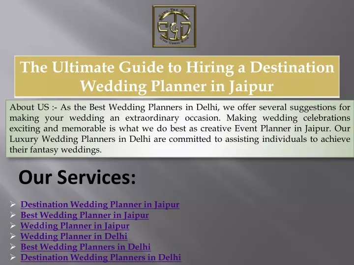 about us as the best wedding planners in delhi