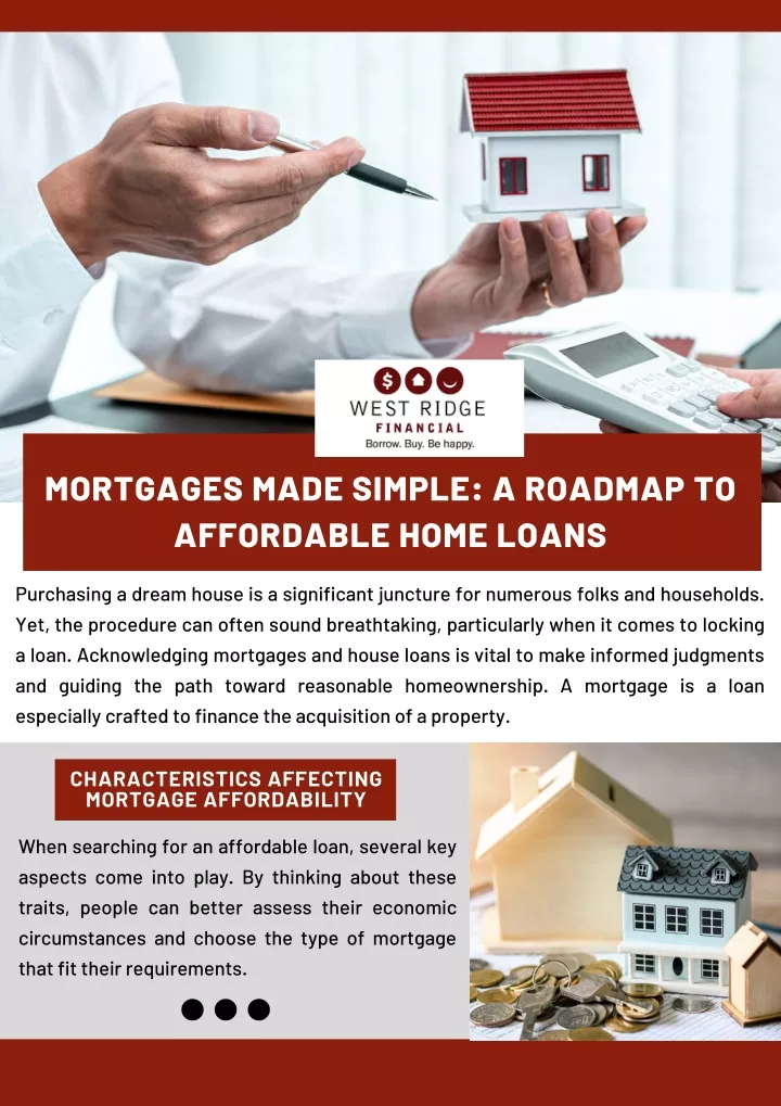 mortgages made simple a roadmap to affordable
