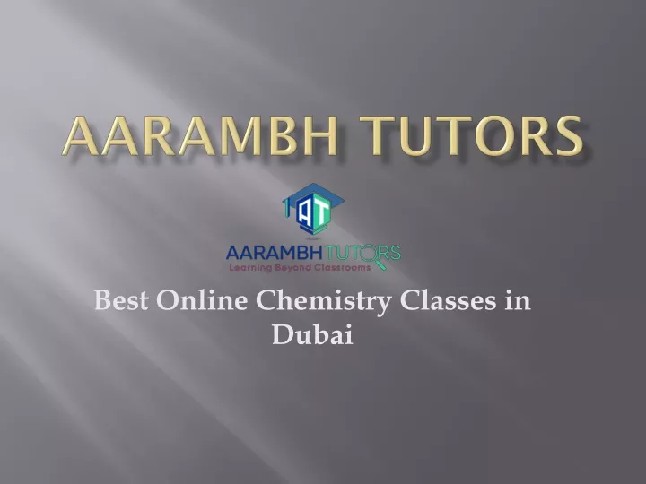 best online chemistry classes in dubai