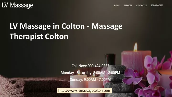 lv massage in colton massage therapist colton