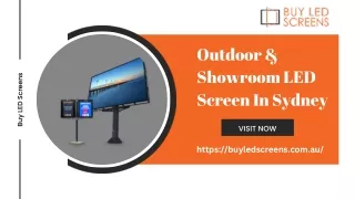 Outdoor & Showroom LED Screen In Sydney