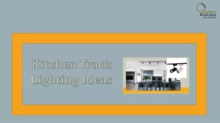 Kitchen Track Lighting Ideas